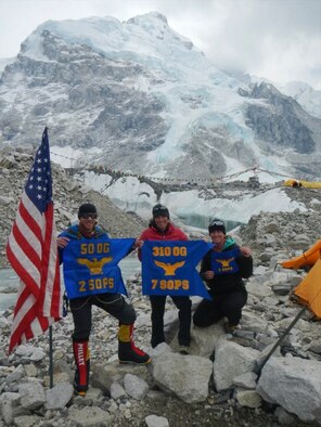 Colin, Heidi and Megan giving a Base Camp Shout-Out to the folks back in Colorado Springs.