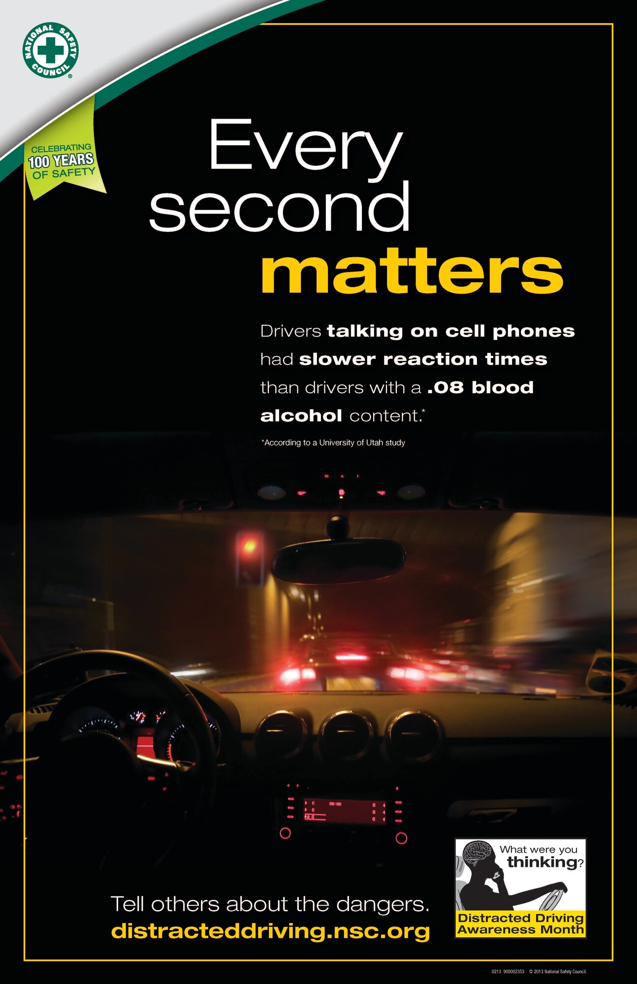 According to the National Highway Traffic Safety Administration, 2,221 people were killed in crashes involving a distracted driver in 2011, and an additional 387,000 people were injured. (Courtesy)