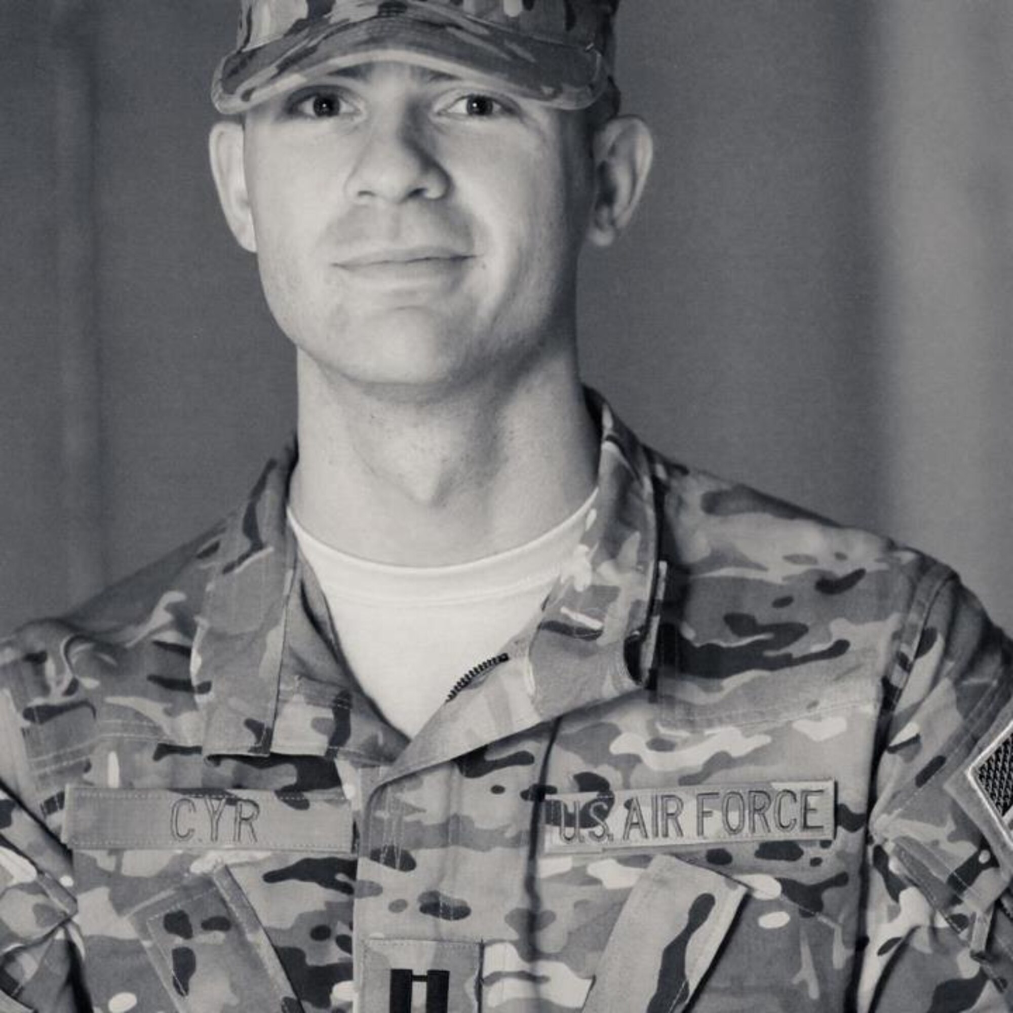 Capt. Brandon Cyr, 28, a KC-135 instructor pilot, was among four crewmembers on board an MC-12 who were killed April 27 when their aircraft crashed in the Zabul province in southern Afghanistan. Cyr was a member of the 906th Air Refueling Squadron within the 375th Air Mobility Wing, its parent unit for administrative purposes. However, he flew alongside members of the Illinois Air National Guard's 126th Air Refueling Wing as part of the Air Force's Total Force Integration efforts, and as a result, the loss is deeply felt by members in both wings here, said Col. David Almand, 375th AMW commander. (courtesty photo)
