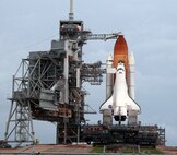 CAPE CANAVERAL, Fla. - The Space Shuttle Alantis sits on the launch pad at Kennedy Space Center in preparation for its final launch July 8. 

(U.S. Army photo by Lt. Col. Michael Humphreys) 

