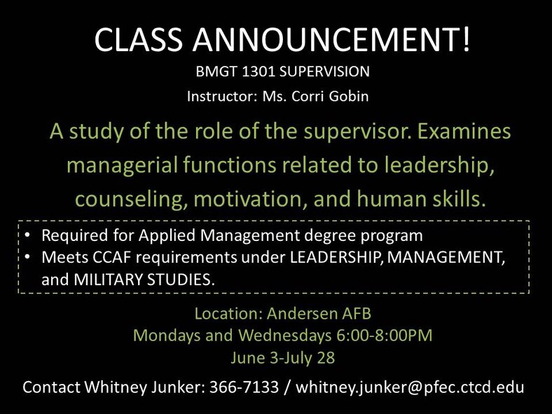 130430-class announcement