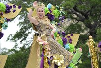 The 2013 Battle of Flowers Parde showcased a wide array of different floats and historical societies as part of the Fiesta celebration April 26, at the Alamo Plaza, San Antonio Texas. The Battle of Flowers parade is the largest and oldest Fiesta event in San Antonio.(U.S. Air Force photo by Benjamin Faske) (released)