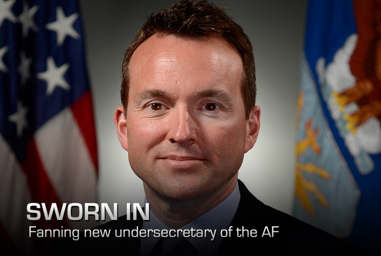 Mr. Eric Fanning was sworn in April 29, 2013, as the next  under secretary of the Air Force during a Pentagon ceremony. (Courtesy image)

