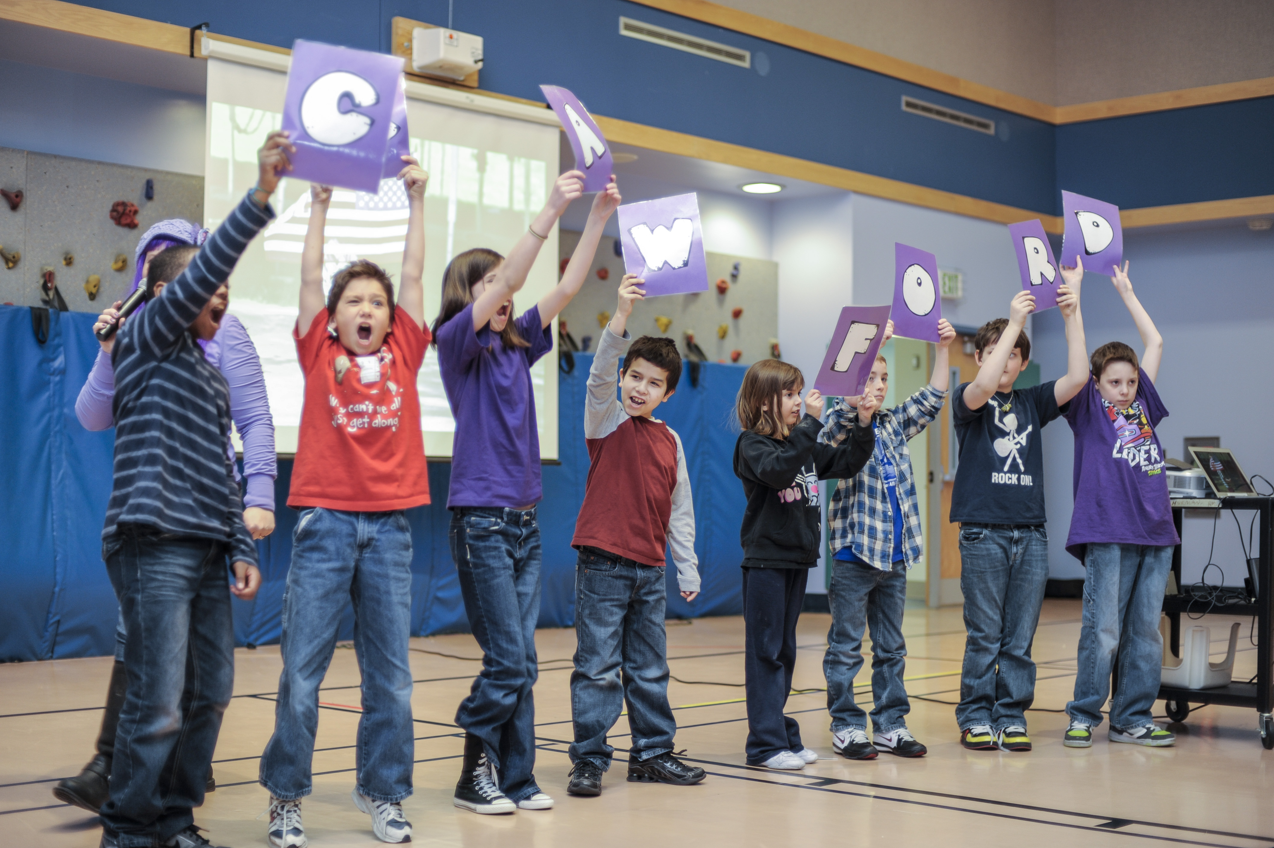 Eielson youth show Purple Up pride > Pacific Air Forces > Article Display