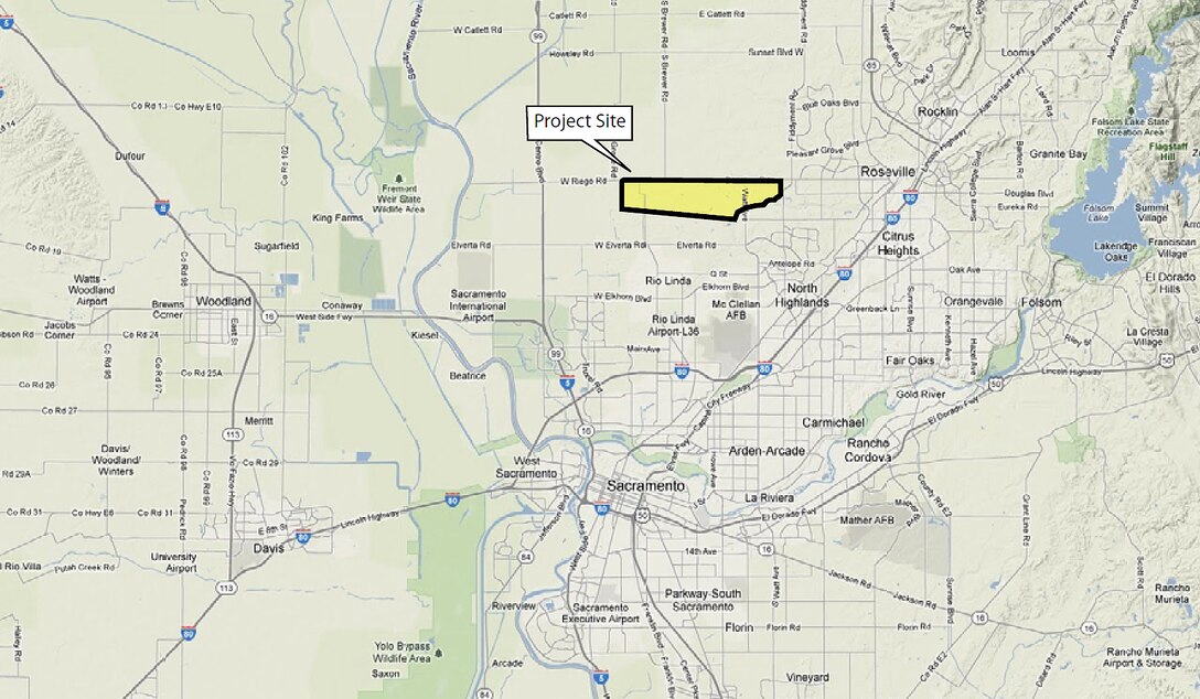 Twenty-two individual permit applications and a regional general permit for infrastructure submitted under The MacDiarmid Company propose to construct a large-scale, mixed-use development totaling approximately 5,230 acres including residential housing, commercial offices, schools, community parks, open space, roadways and infrastructure located in California’s western Placer County.