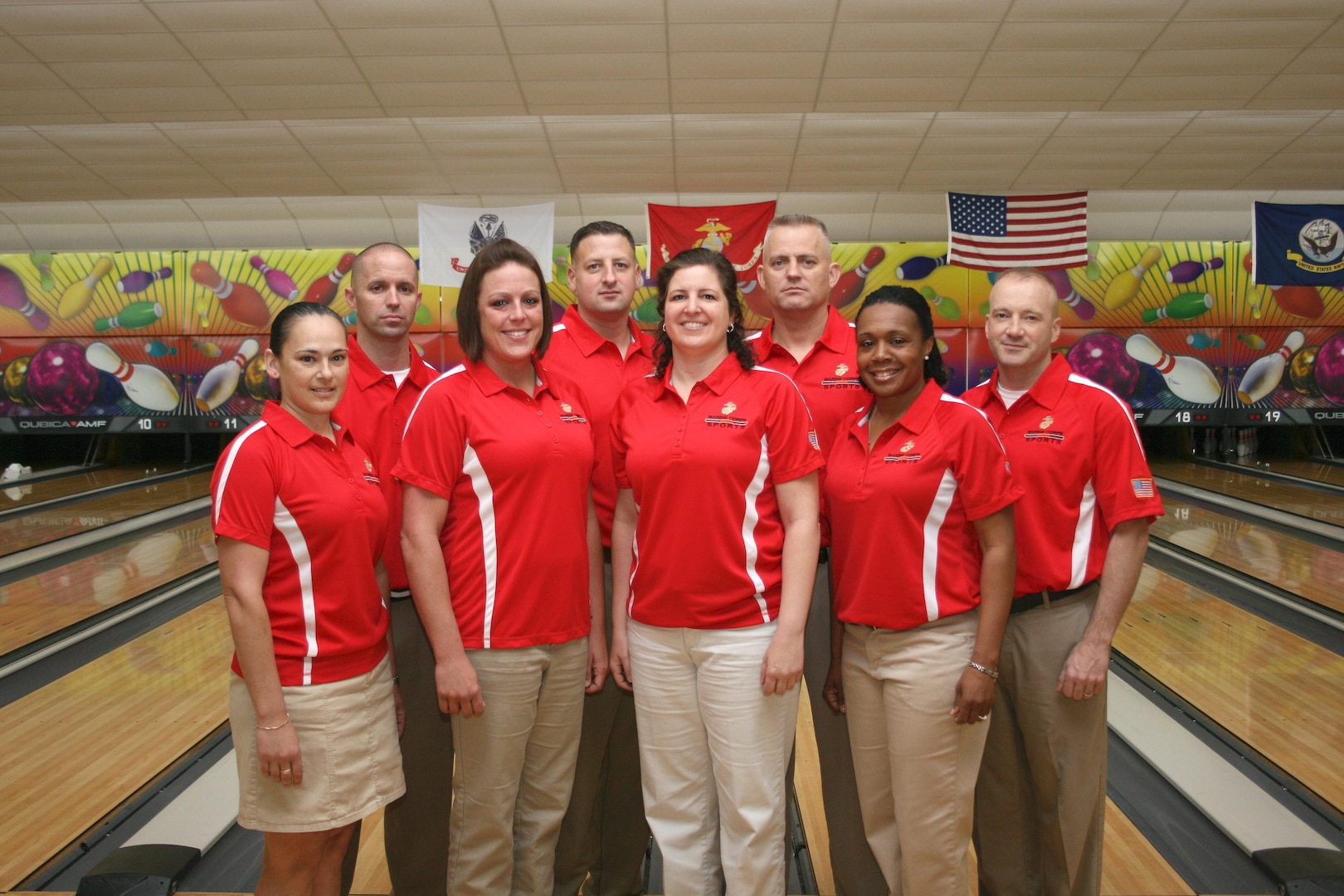 The All Marine Bowling team competes at the 2013 Armed Forces Bowling CHampionship hosted at MCB Camp Lejeune, NC 22-27 April.