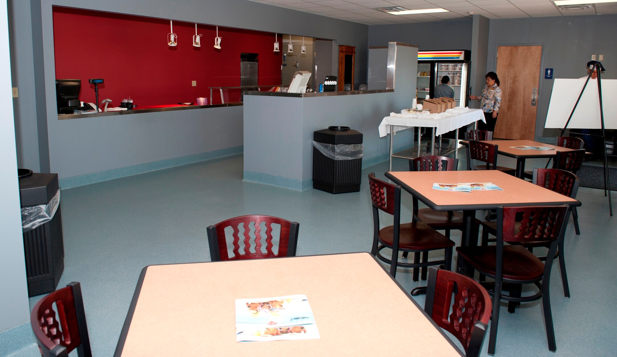The Raptor Quick Turn Kitchen had its grand opening April 30. The kitchen provides high quality "meals-on-the-go" for maintenance, pilots, operational personnel and support staff.  (U.S. Air Force photo by Lisa Norman)