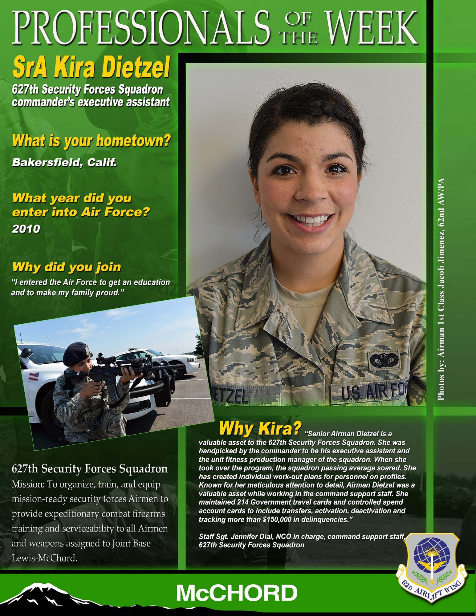 Senior Airman Kira Dietzel (U.S. Air Force graphic/Adamarie Lewis-Page)