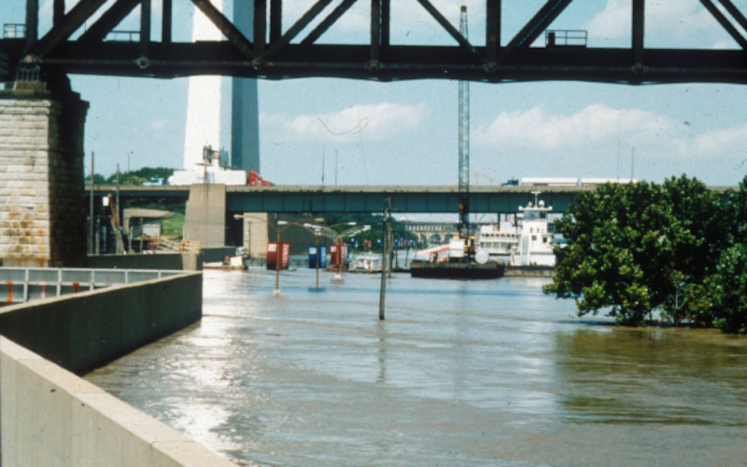 Twenty years ago today the Mississippi River reached its highest point in recorded history on the St. Louis gage. The river was only a few feet from the top of the St. Louis flood wall, and had already overwhelmed many smaller levees throughout the region. The Flood of 1993 claimed dozens of lives, incurred billions of dollars in damages, and forever changed many communities along the river.