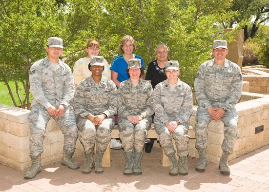 The medical group recently gained a new pediatrician and pediatric nurse practitioner; Dr. (Capt) Shannon Murphy and PNP Jennifer Hessock, making open enrollment possible. (U.S. Air Force photo by Airman 1st Class Peter Thompson/Released)