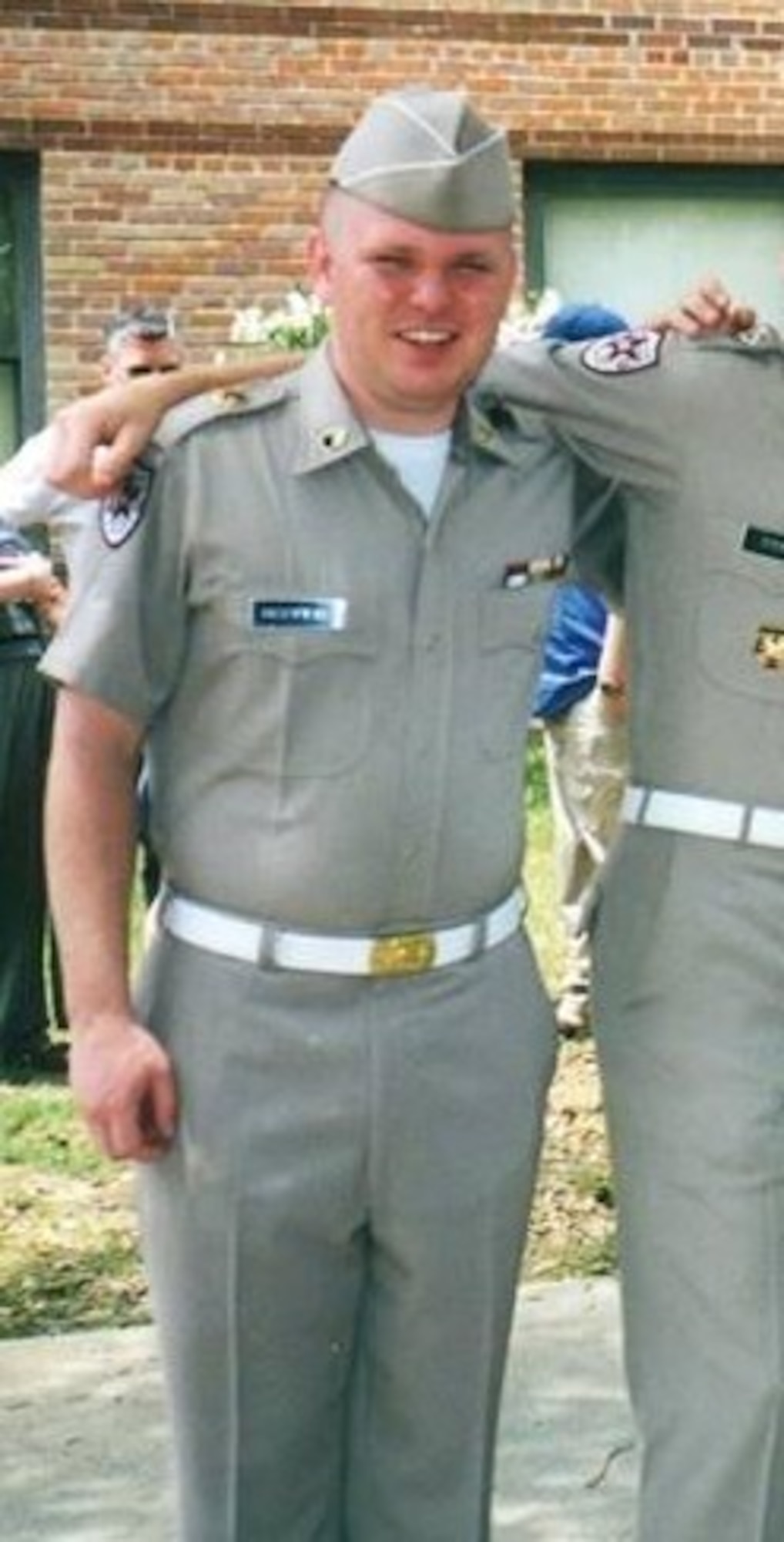 Capt. Jeremy Hooper, a 68th Airlift Squadron pilot, started his military career path as a member of the Texas A&M University's Corps of Cadets.  Hooper would graduated in 2002 with a degree in economics, enlisted in the Air Force Reserve. Hooper recently endowed a $25,000 scholarship under Texas A&M's Sul Ross Scholarship program.  Aggies are encouraged to give back through the program to help new generations of Aggies fund their educations and keep the Corps of Cadets viable as well. (Courtesy Photo)