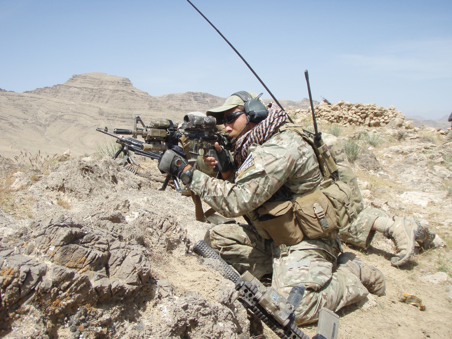 Tech. Sgt. Ismael Villegas, Air Force Combat Controller and the only two-time active duty Silver Star Recipient currently serving in the Air Force. 