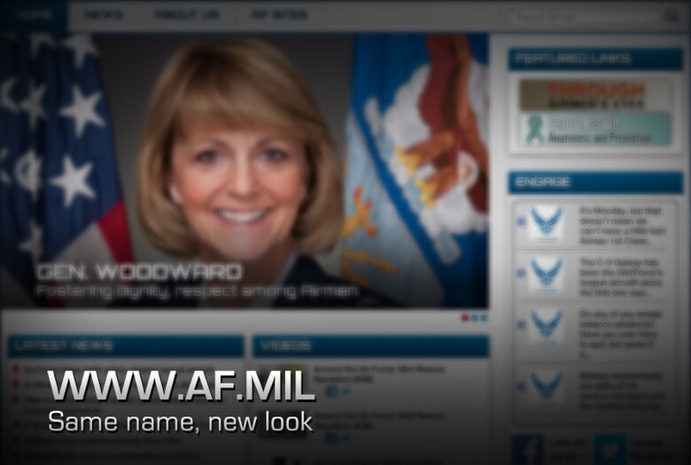 www.af.mil gets a new look 