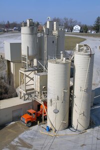 A concrete plant in Mansfield, Ohio is providing recycled concrete materials being used for the 179th Airlift Wing's "Green Project" renovation in Mansfield, Ohio. It is the first ANG unit to require the mandatory use of recycled content material for the renovation of a building.