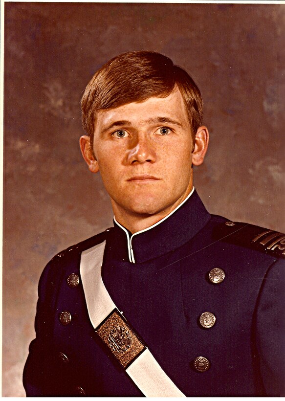 JOINT BASE SAN ANTONIO - RANDOLPH, Texas -- Lt. Gen. Douglas Owens, Air Education and Training Command vice commander, a 1980 Air Force Academy graduate poses for his senior picture. (Courtesy Photo)