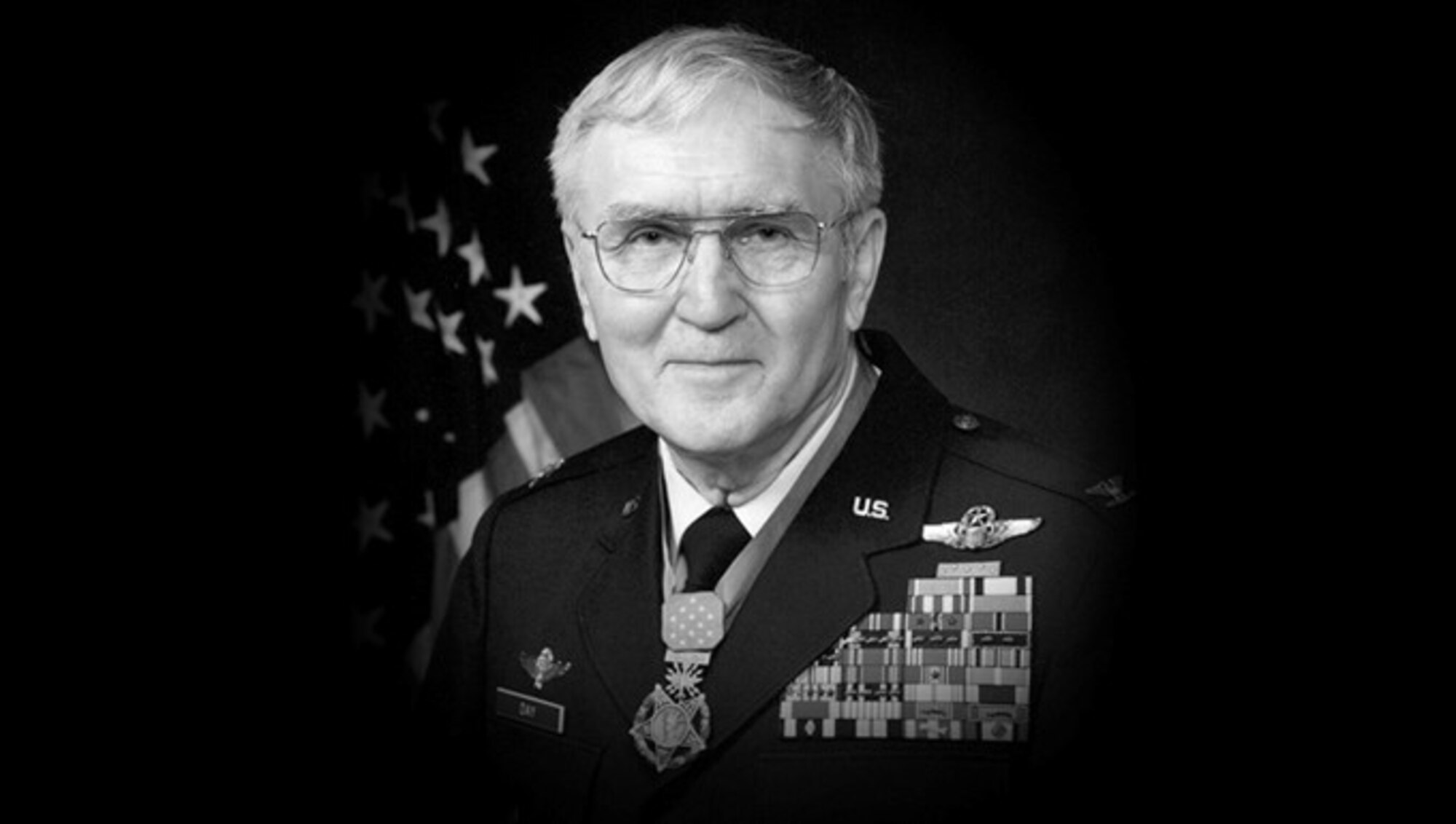 George Everett "Bud" Day is a retired Air Force colonel and command pilot who served during the Vietnam War. He is often cited as being the most decorated U.S. service member since Gen. Douglas MacArthur, having received some 70 decorations, a majority for actions in combat. (Courtesy photo) 
