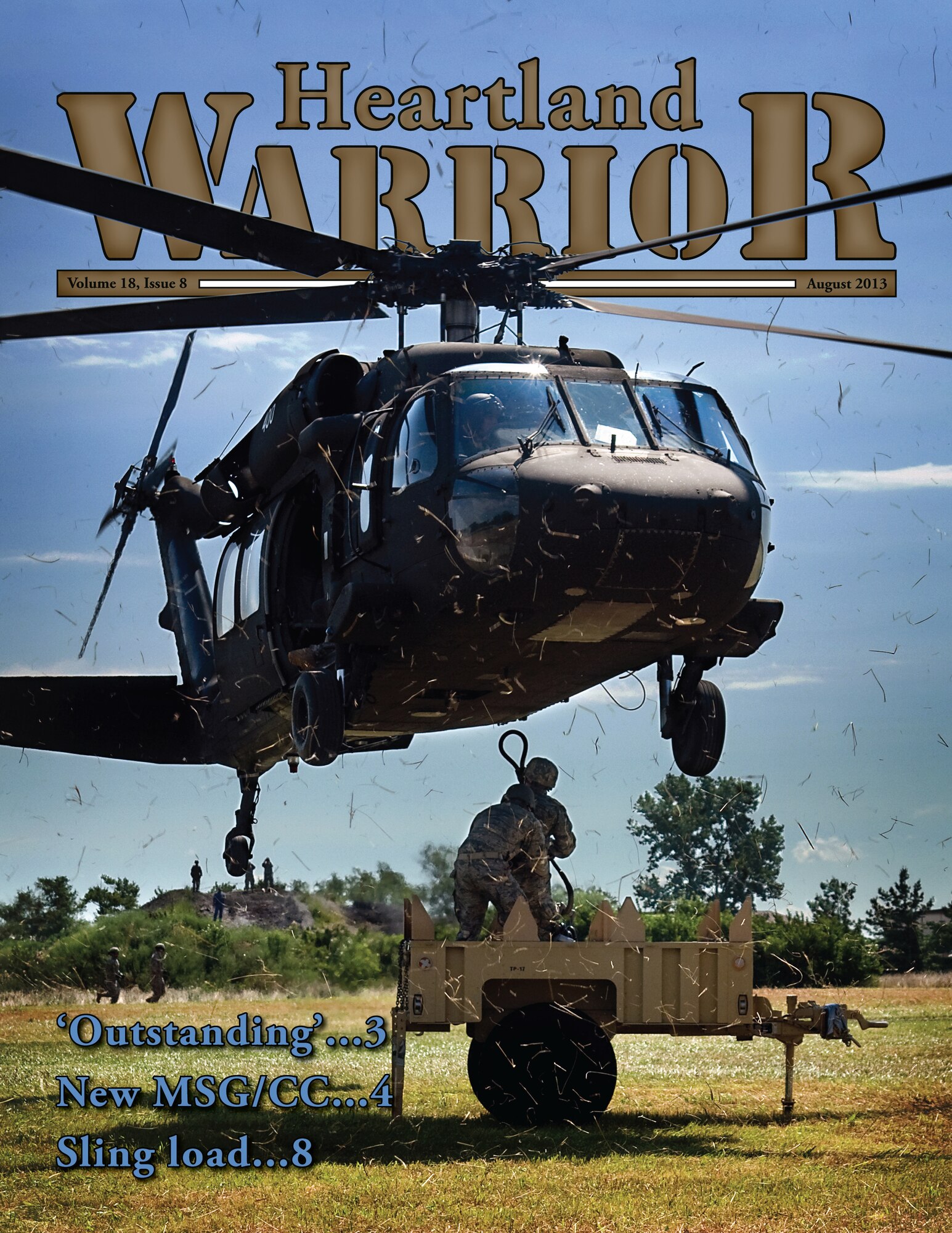 The August edition of the Heartland Warrior is now online. This issue contains 11 pages of news, photos and information about Grissom Air Reserve Base, Ind., and the 434th Air Refueling Wing. (U.S. Air Force graphic/Tech. Sgt. Douglas Hays) 