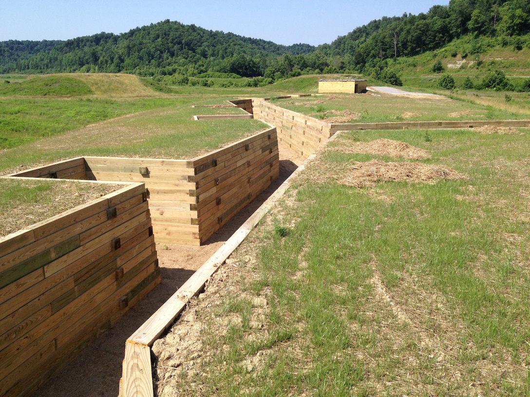 The 500-acre Infantry Platoon Battle Course at Fort Knox features trenches, which the Soldiers will use during training scenarios.