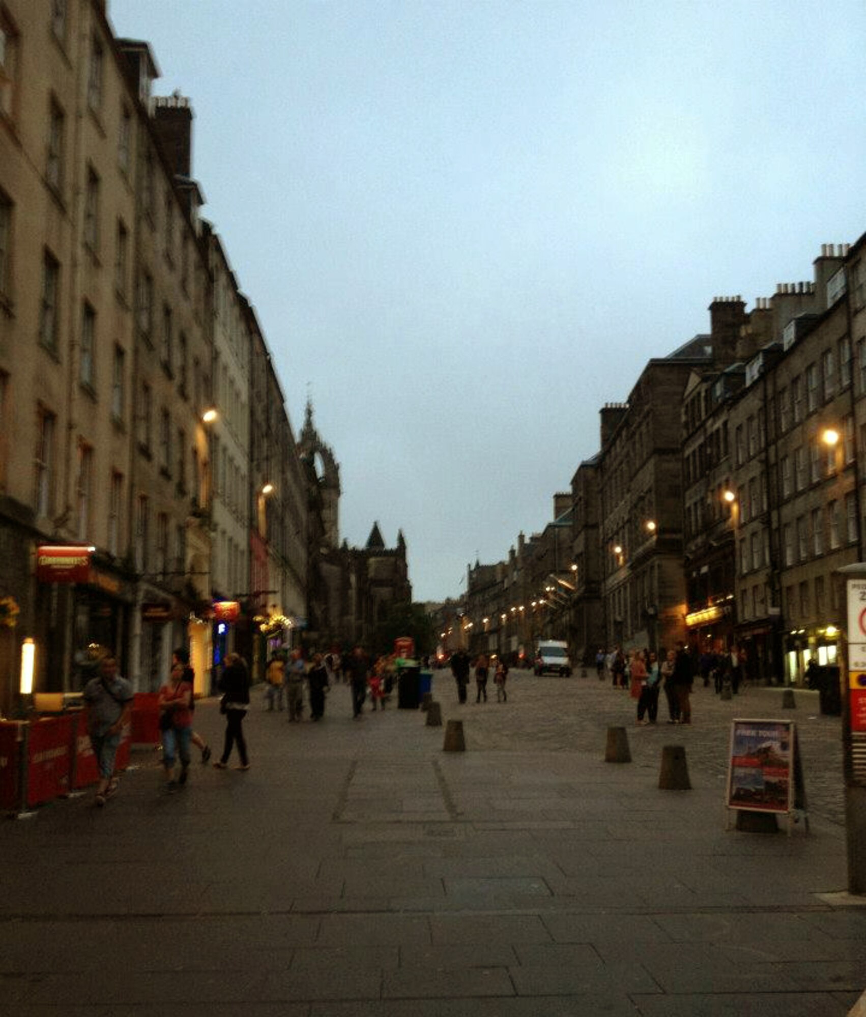 The Royal Mile, which stretches from Edinburgh Castle to Holyrood Palace, is the city’s center of tourism. The street offers a variety restaurants, pubs, gift shops and daily walking tours. (U.S. Air Force photo/Senior Airman Michael Battles)