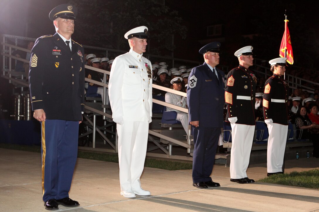 Sgt. Maj. Micheal P. Barrett, the 17th Sergeant Major of the Marine ...