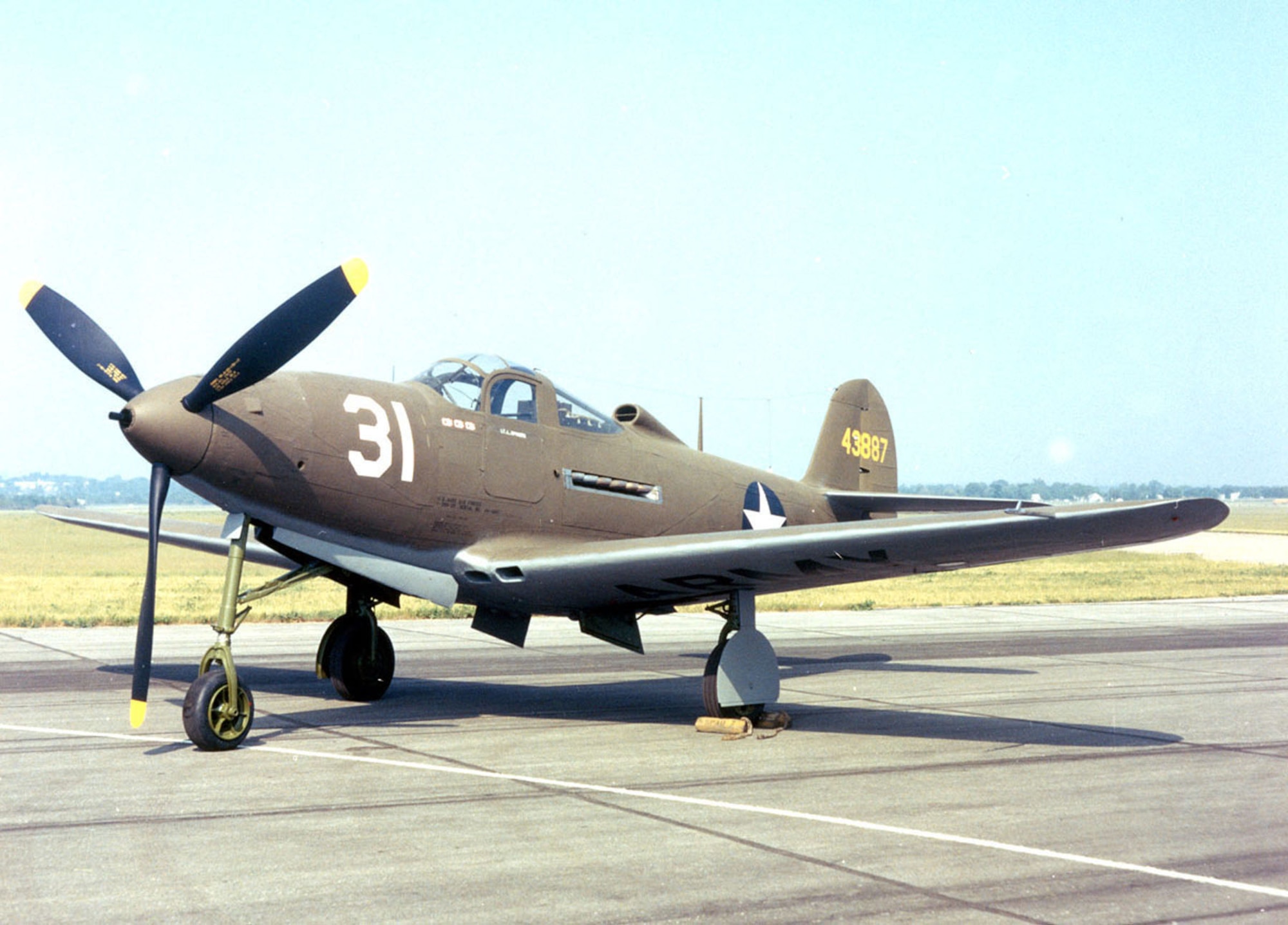 The 26th and 116th Tactical Reconnaissance Squadrons flew the Bell P-39 Airacobra fighter in 1943 during the Oregon Maneuver.  Although the squadrons ultimately were disbanded in November, 1943, and thus did not deploy overseas, the P-39 was used by other tactical reconnaissance squadrons in combat in the Pacific and Mediterranean theaters.  This late-model P-39Q is pictured at the National Museum of the Air Force, Wright-Patterson AFB, Ohio. (U.S. Air Force Photo)