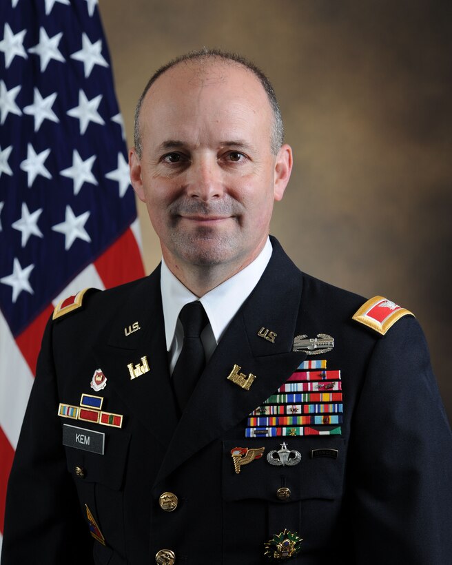 Colonel John S. Kem, Northwestern Division Commander