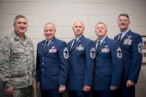 The 934th Airlift Wing recognizes their newest and newly promoted Non-Commisioned Officers during a recognition ceremony Sunday at Minneapolis-St. Paul Air Reserve Station, Minn.  (U.S. Air Force photo/Tech. Sgt. Kimberly Hickey)