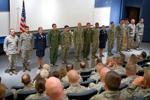 The 934th Airlift Wing recognizes their newest and newly promoted Non-Commisioned Officers during a recognition ceremony Sunday at Minneapolis-St. Paul Air Reserve Station, Minn.  (U.S. Air Force photo/Tech. Sgt. Kimberly Hickey)