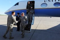 Gen. C. Robert Kehler, commander of U.S. Strategic Command, visited Minot Air Force Base, N.D., Aug. 1, to highlight the importance of the 91st Missile Wing’s mission of nuclear deterrence. Kehler is responsible for the plans and operations for all U.S. forces conducting strategic deterrence and Department of Defense space and cyberspace operations. The general provides the President and Secretary of Defense with a broad range of strategic capabilities and options for the joint warfighter through several diverse mission areas, including combating weapons of mass destruction, integrated missile defense, ISR, and global strike. (U.S. Air Force photo/Airman 1st Class Kristoffer Kaubisch)