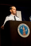 Lt. Gen. Stanley E. Clark addresses a luncheon at the Executive Safety Summit, April 24, 2012.