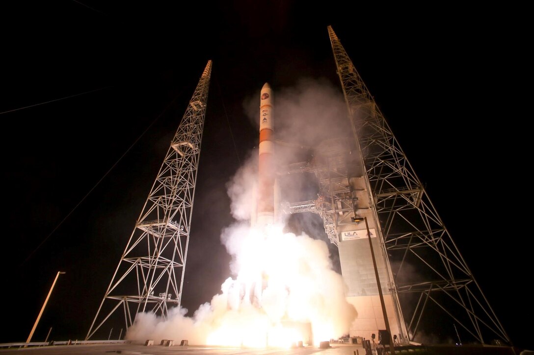 Wideband Global Satcom-6 launches Aug. 7 from Cape Canaveral, Fla. The WGS satellite will provide additional wideband satellite communications coverage for U.S. defense forces and International partners. 