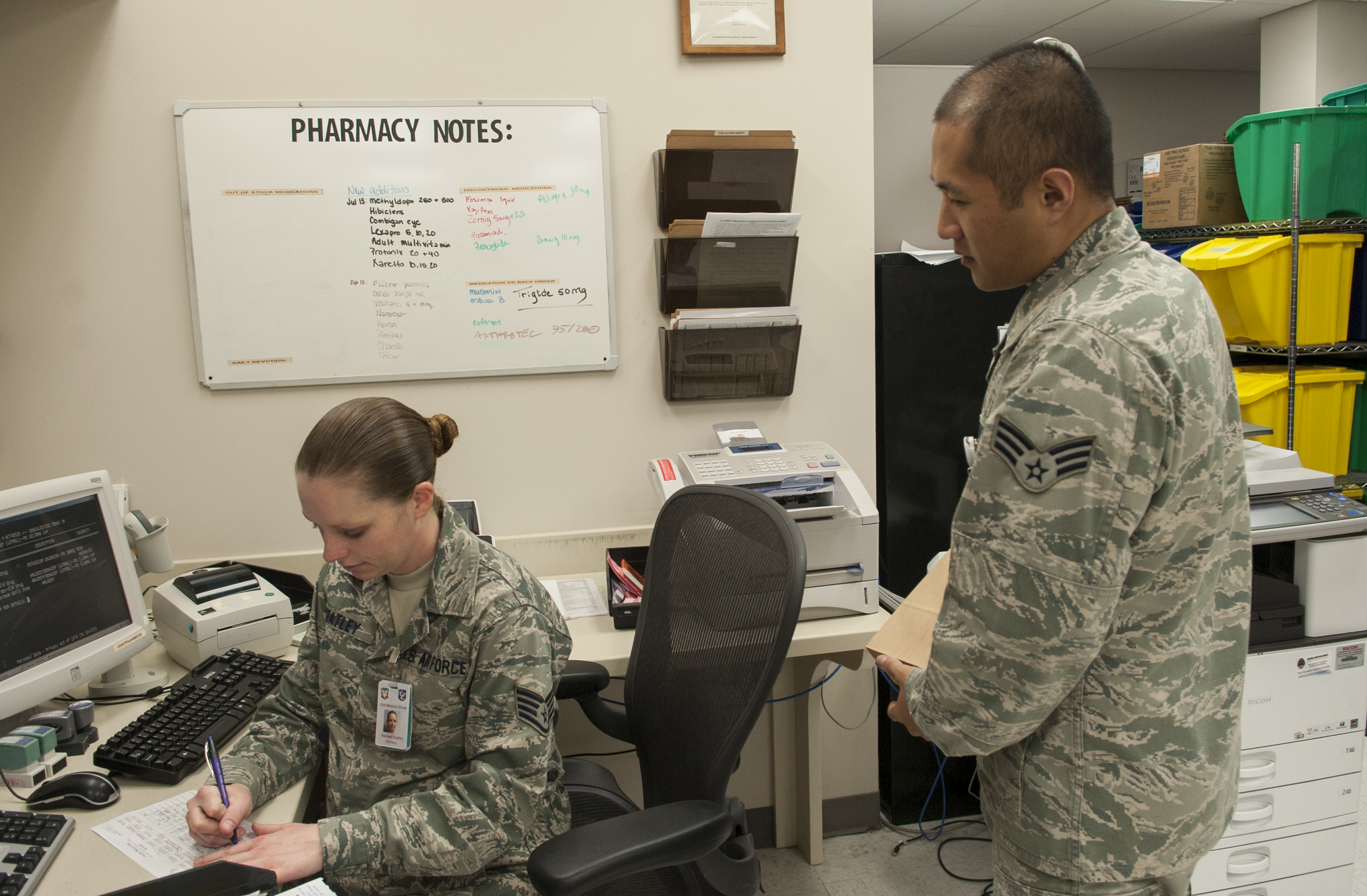 Inside Moody's pharmacy > Moody Air Force Base > Article Display