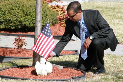 The Virginia Air National Guard's 203rd RED HORSE Squadron conducted a memorial service at the State Military Reservation March 3, 2011, to honor 18 unit members and three Florida Army Guard aviators who perished in a military transport crash 10 years ago.