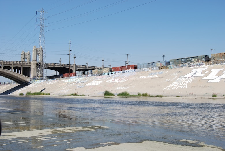 The famous Los Angeles River and flood control channel has been the backdrop and frequently used filming location for movie productions and television shows for decades. The Los Angeles District’s Asset Management Division issues permits for filming at federally-owned properties managed by the district, which includes portions of the Los Angeles River corridor. 