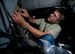 Joe Johengen, 28th Aircraft Maintenance Squadron electrical technician, installs a universal serial bus into a B-1 during a temporary modification at Ellsworth Air Force Base, S.D., Aug. 6, 2013. The new screen improves the way aircrews view locations and confirm targets prior to deploying weapons. (U.S. Air Force photo by Airman 1st Class Alystria Maurer/Released)