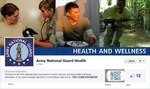 The Army National Guard Health page on Facebook provides a place to share information on fitness and health issues.