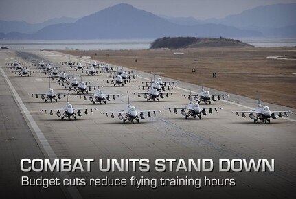 Beginning Tuesday, the Air Force cut the number of flying hours for some units.