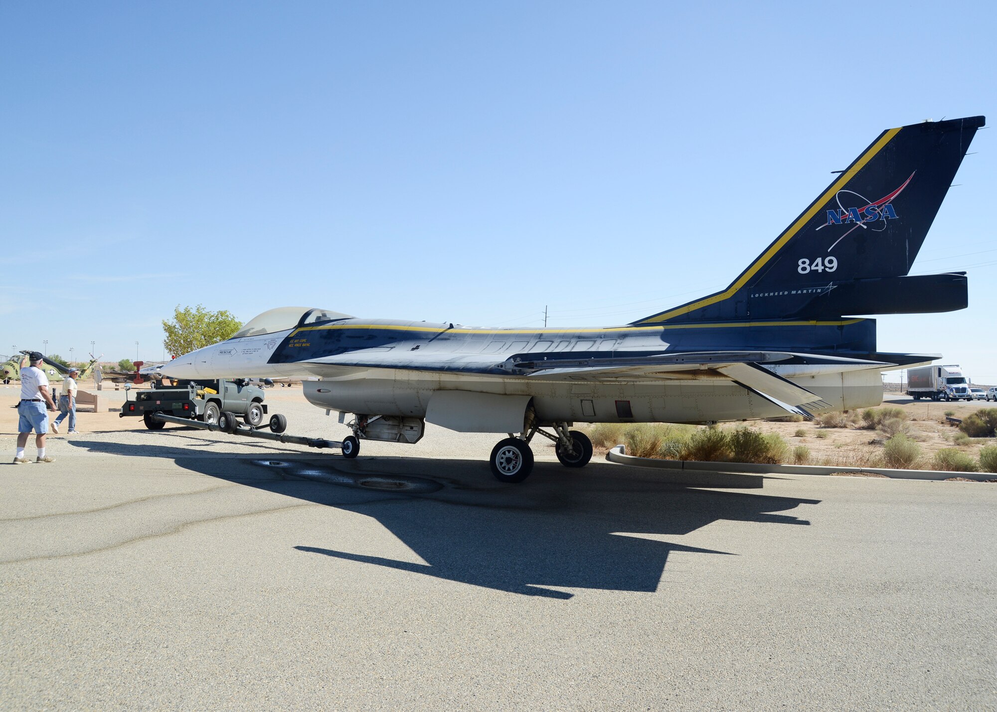 The F-16XL. (U.S. Air Force photo by Rebecca Amber)