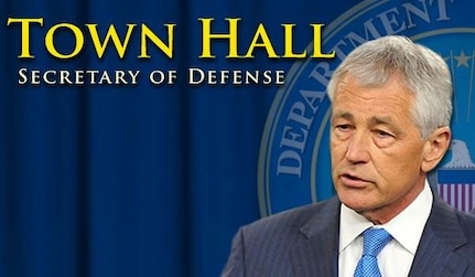 Defense Secretary Chuck Hagel announced plans for 11 furlough days at a meeting May 14, 2013.