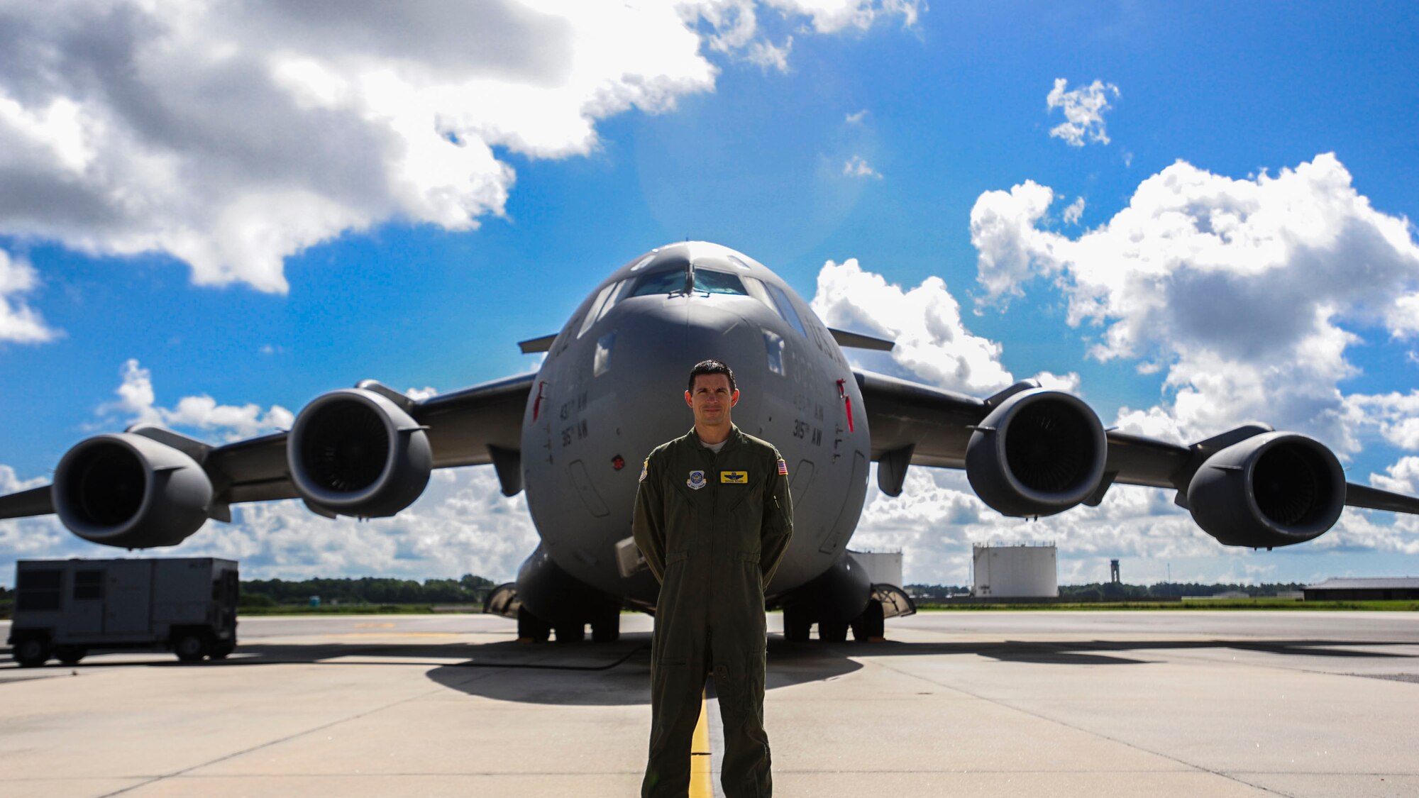 Lt. Col. Doug Soho, 437th Operations Group chief of standards and evaluations, has dedicated his career to flying heavy airlift for the U.S. Air Force. Soho is scheduled to be one of the pilots on the last C-17 to join JB Charleston’s fleet of Globemasters. (U.S. Air Force photo / Airman 1st Class Tom Brading)
