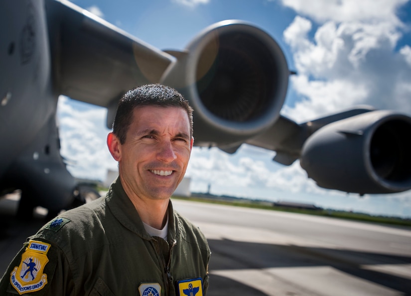 Lt. Col. Doug Soho, 437th Operations Group chief of standards and evaluations, has dedicated his career to flying heavy airlift for the U.S. Air Force. Soho is scheduled to be one of the pilots on the last C-17 to join JB Charleston’s Globemaster fleet. (U.S. Air Force photo / Airman 1st Class Tom Brading)