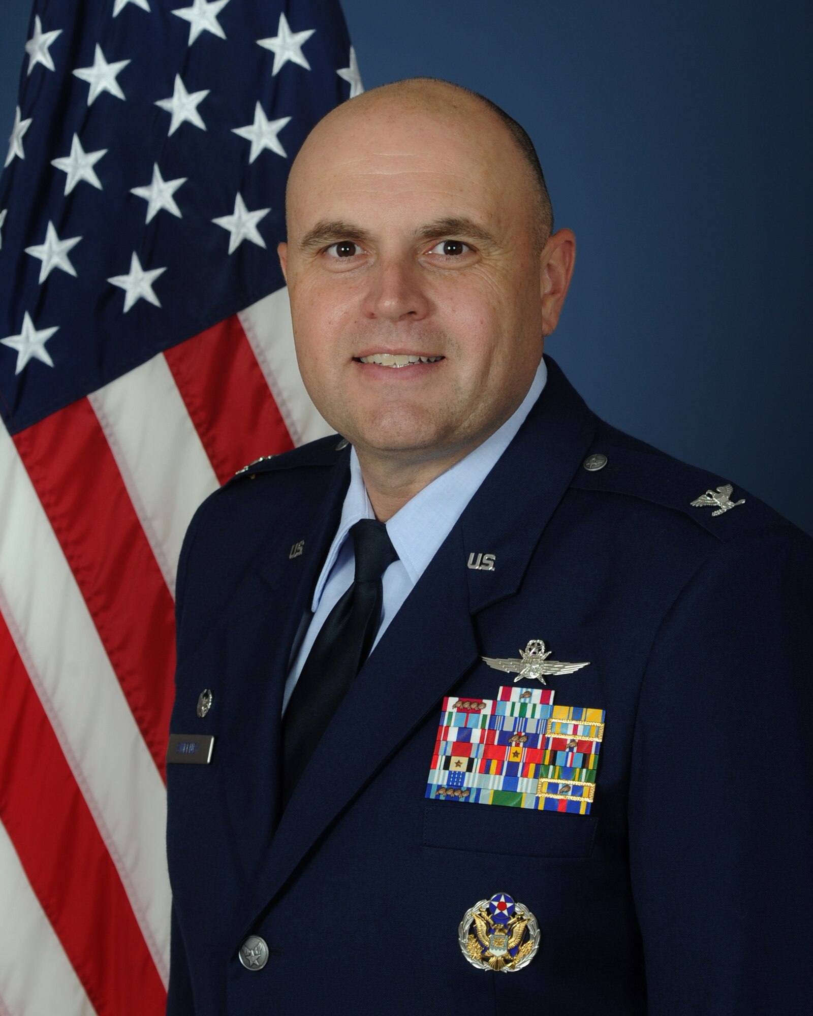 Col. Steven M. Sweeney, 423rd Air Base Group commander