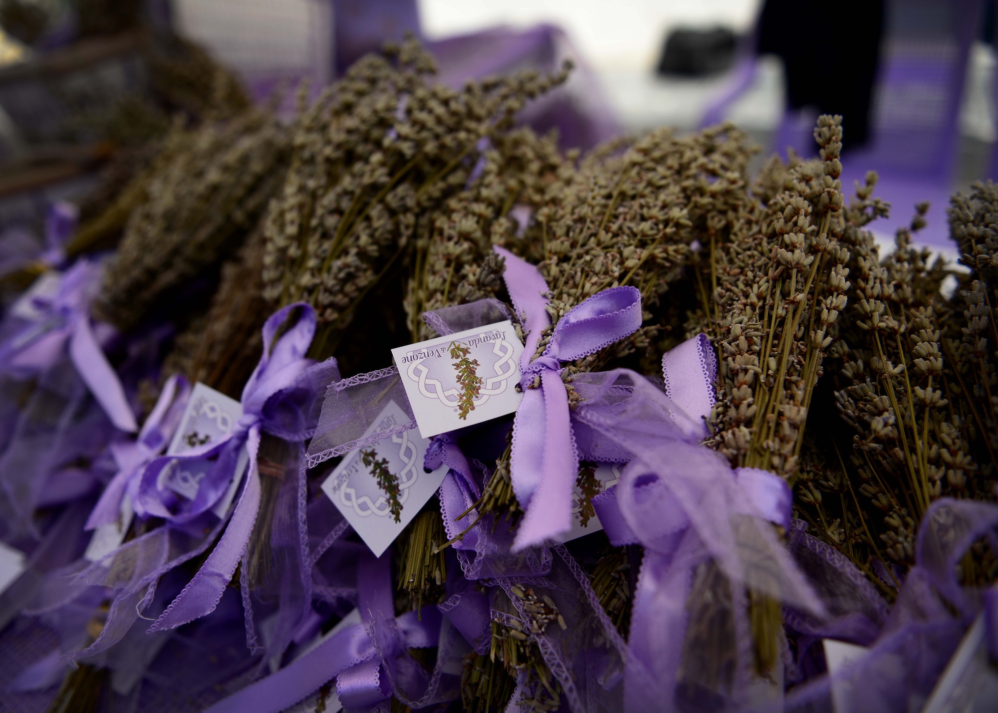 The town of Venzone, Italy celebrates the lavender harvest at the beginning of every August.  The festival offers lavender products such as liquor, soaps and perfumes. (U.S. Air Force photo/Staff Sgt. Evelyn Chavez)