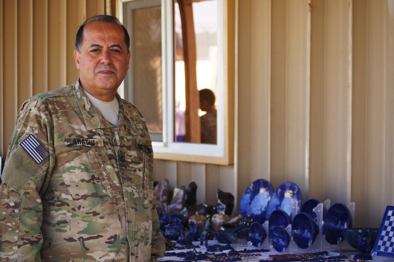 Siamak "Mak" Araghi is deployed in Afghanistan and it's the little pieces of home that he has with him that keep him going.