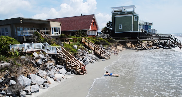 Folly Beach will be renourished beginning in late October 2013 to protect infrastructure and property after Mother Nature has taken much of the sand off the beach.