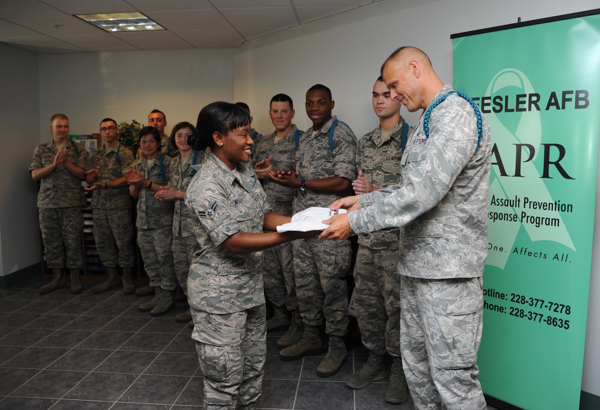 Teal Ropes honor Spacy > Keesler Air Force Base > Article Display