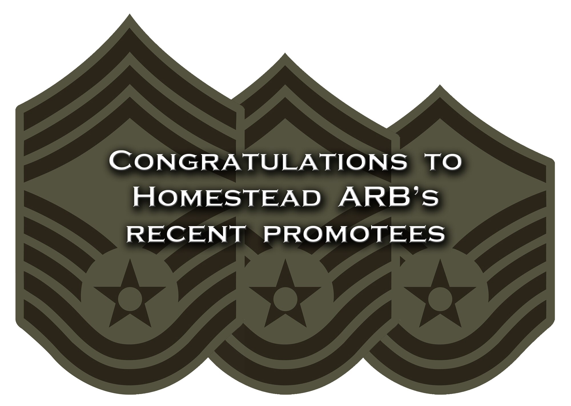 Congratulations to Homestead Air Reserve Base's recent promotees.