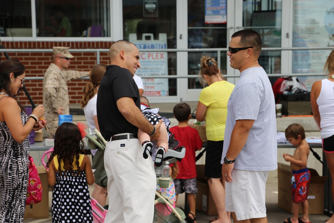 Marine Corps Detachment families gather for a day of fun. 