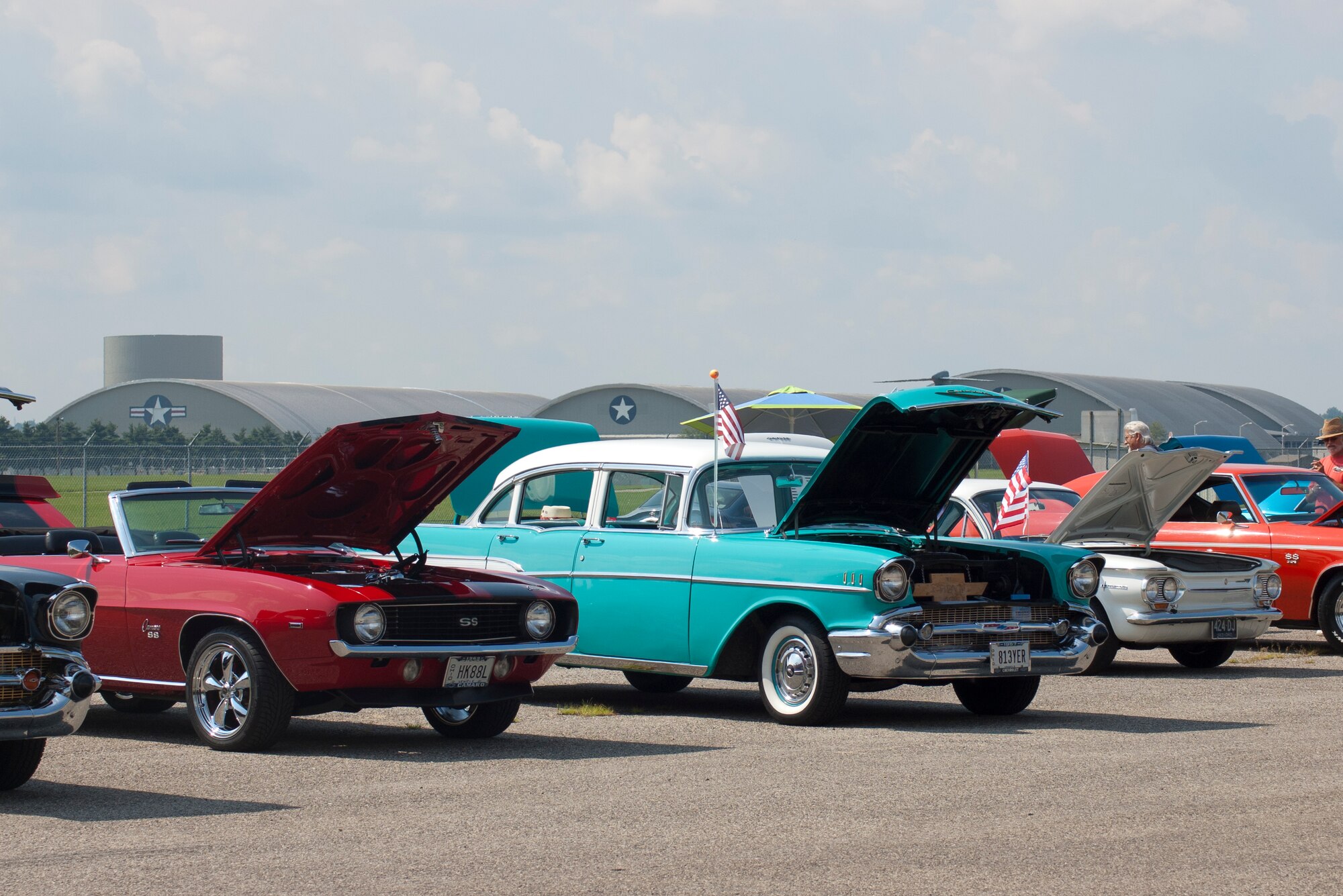 The 2013 WPAFB Top 3 Association’s Car, Truck and Bike Show and Shine was held on Aug. 11 on Springfield Street, across from the National Museum of the U.S. Air Force. All proceeds benefitted the Wounded Warrior Project. (photo by Adrienne Daniels)