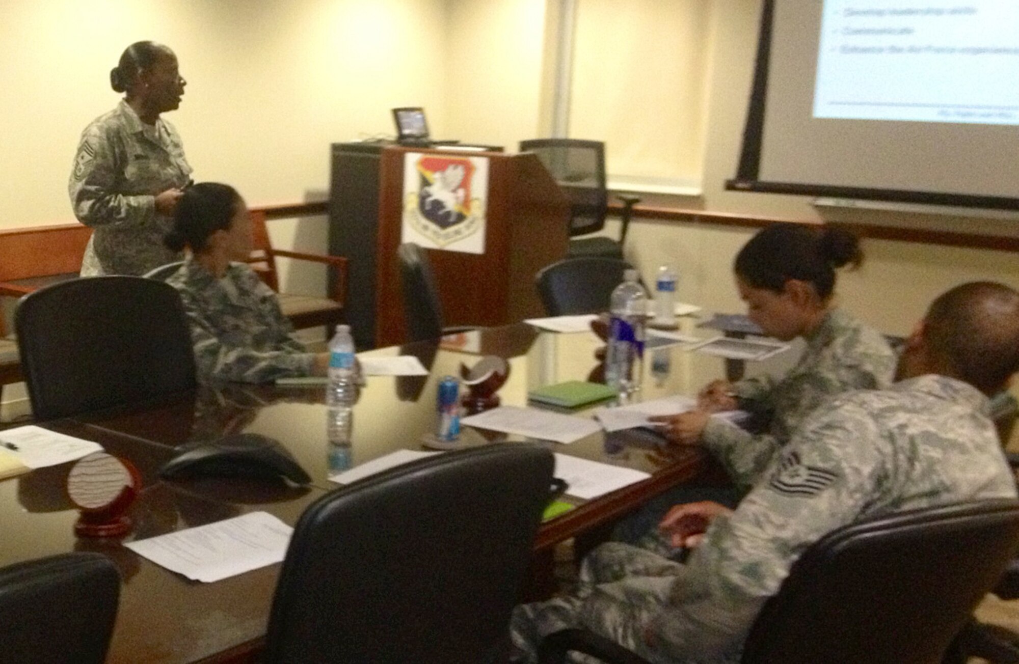 MACDILL AIR FORCE BASE, Fla. – Members of the 927th Air Refueling Wing met for the inaugural gathering of the 927th ARW Junior Enlisted Council July 14, 2013.  The purpose of the group is to give junior enlisted members of the unit a chance to mentor their peers and connect with organizations in the Tampa community.  (Photo courtesy of 927th ARW Junior Enlisted Council)